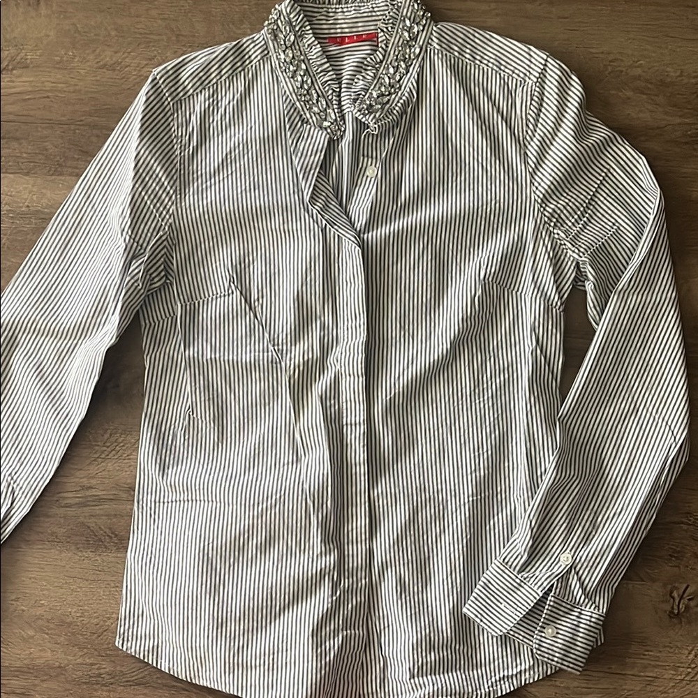 Elle Embellished Button Up